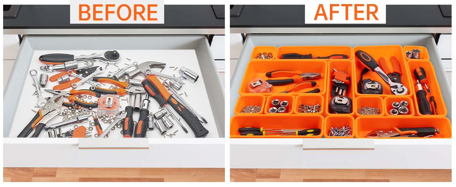 Giklux Tool Box Drawer Organizer