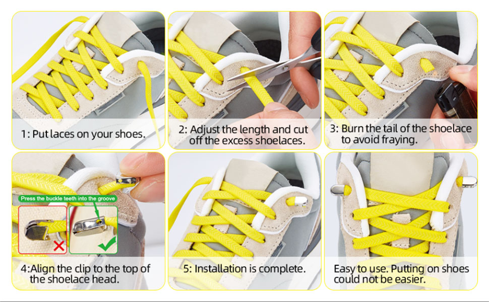 Elastic Shoelaces