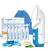 Mypurmist Premium Value Pack - Handheld Ultrapure Instant Steam Inhaler - Fast Allergy Nasal Con...