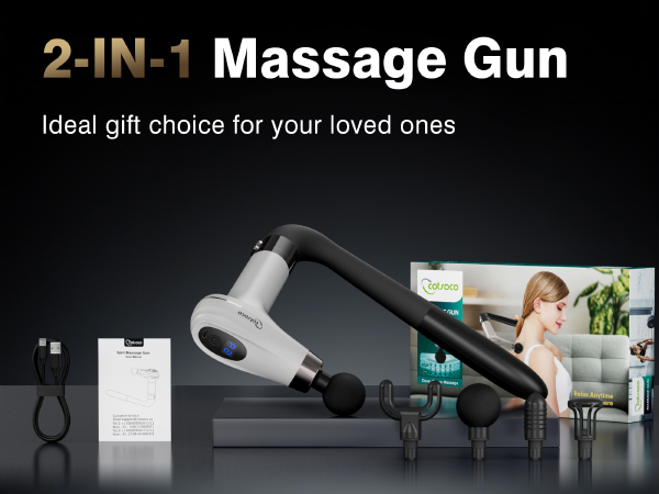 cotsoco Massage Gun with Upgraded Extension Handle