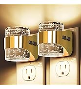L LOHAS LED Night Light, 2 Pack 3000K Bubble Night Lights Plug into Wall, Acrylic Night Lights wi...