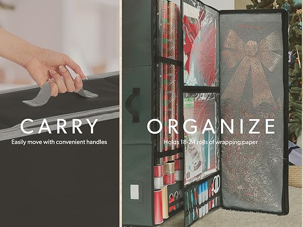 Carry and organize supplies easily