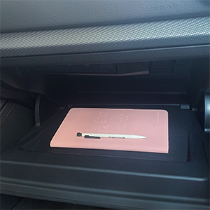 car manual holder glove box large compartment organizer box case for car documents box for car