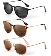 KALIYADI Sunglasses Womens Polarized Womens-Sunglasses: Trendy Sun Glasses with UV400 Retro Style...