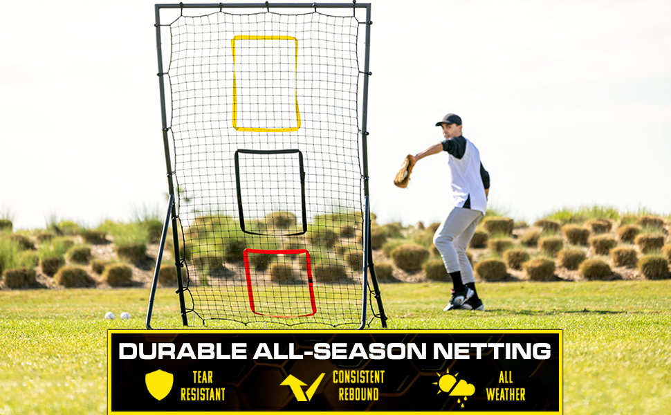 baseball rebounder net 6x4