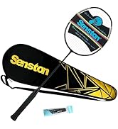 Senston N80 Badminton Racket Carbon-Fiber Badminton Racquet, Single Professional Badminton Racket 5U
