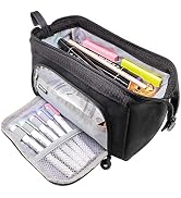 Teskyer Big Capacity Pencil Case, Extra Large Pencil Pouch, Easy to Carry Pencil Bag for Students...