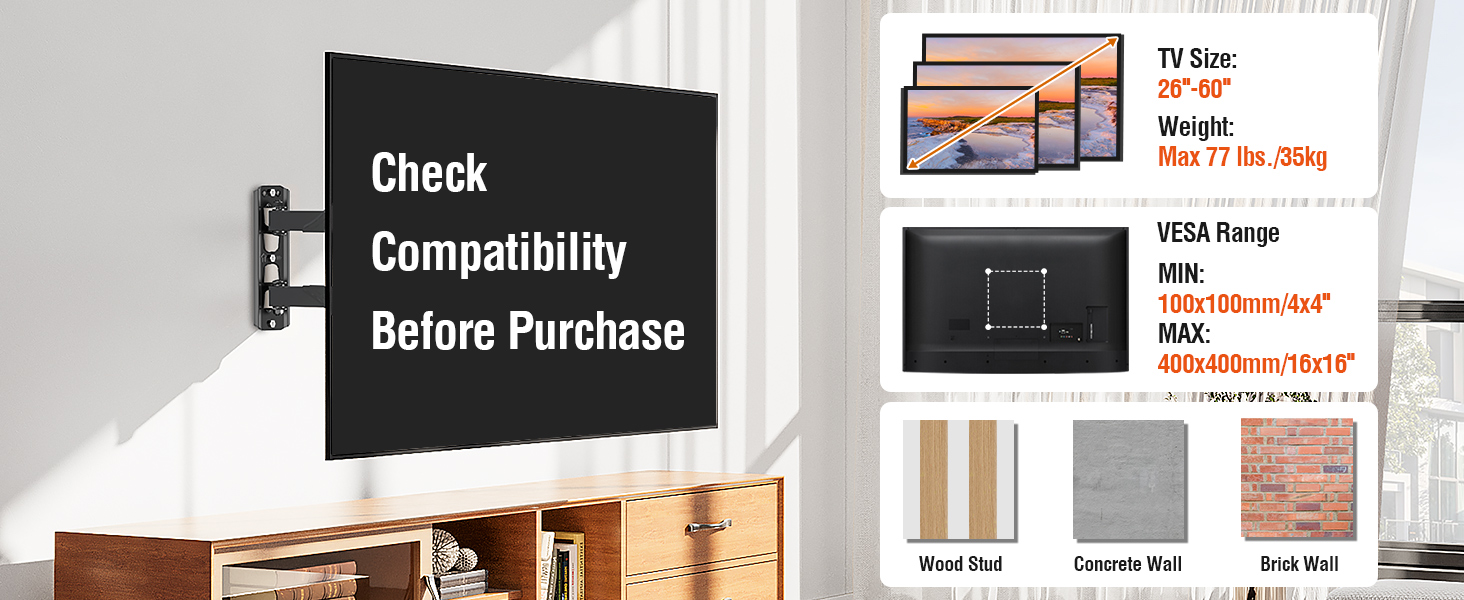 tv mount tv wall mount 43 inch wall mount bracket