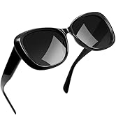 Joopin Oversized Butterfly Sunglasses for Women’s Medium to Large Faces - Polarized UV400, Acetat...