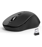 Wireless Mouse for Laptop, PC, Chromebook, Mac, MacBook, Silent Wireless Mouse with USB Nano Rece...