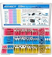 Kuject 320 PCS Heat Shrink Wire Connectors, Multipurpose Waterproof Electrical Wire Terminals kit...