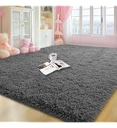 qulint 6x9 Area Rugs for Living Room, Large Fluffy Rug for Bedroom, Soft Shag Rug Shaggy Fuzzy Ca...