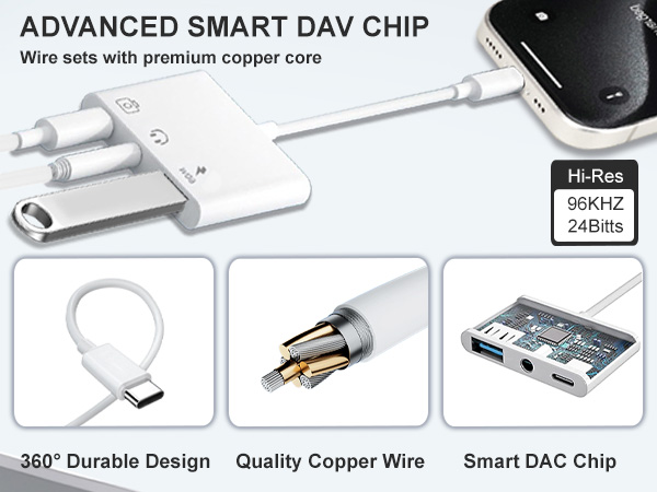aux to USB C to 3.5mm audio adapter USB C to USB adapter USB OTG adapter USB C to headphone jack