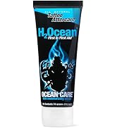 H2Ocean Ocean Care Tattoo Aftercare Lotion 2.5ounces-Fragrance Free Tattoo Moisturizing Cream-For...