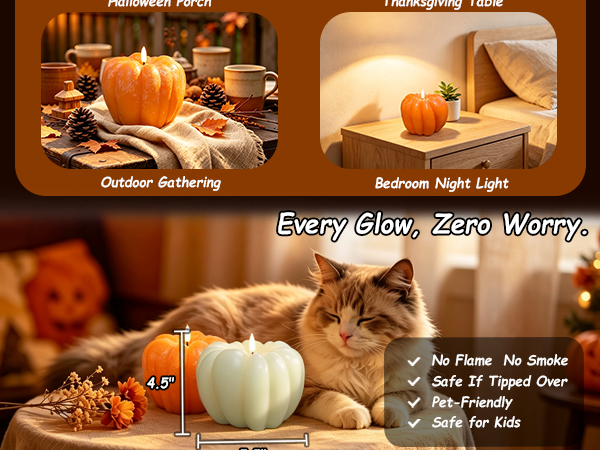 Create a festive pumpkin-themed atmosphere for Halloween parties and seasonal displays.