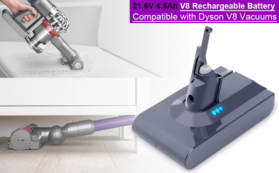 Compatible with Dyson V8/SV10/SV25 Vacuum Battery Replacement