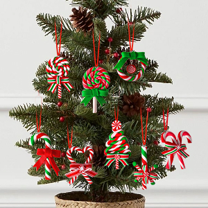 candy tree ornaments