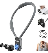 TELESIN S2 Plus Neck Mount Magnetic Quick Release with Fixing Chest Strap, Necklace Lanyard Strap...
