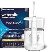Waterpik Sonic-Fusion 2.0 Professional Flossing Toothbrush, Electric Toothbrush and Water Flosser...