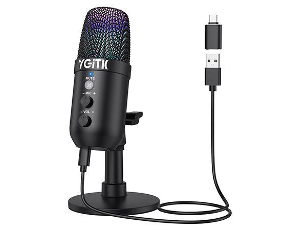 dynamic microphone xlr usb rgb