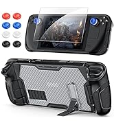 Protective Case with Kickstand for Steam Deck, YUANHOT Accessories Kit Including Flexible Cover P...