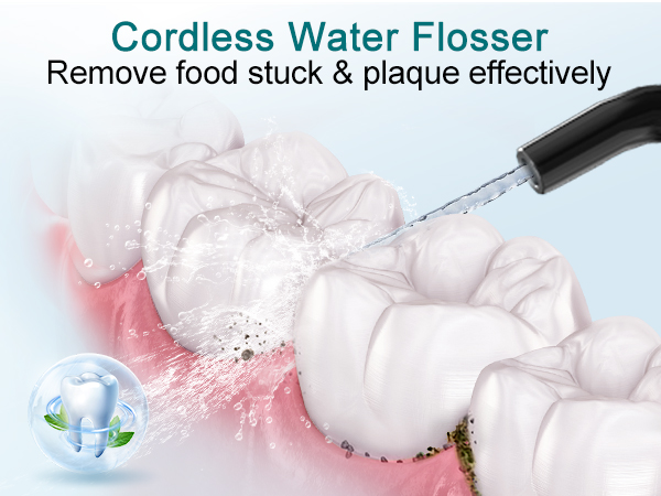 Cordless water flosser