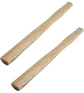 HEVSTIL 2Pack 12.6 Inch Axe Handle Replacement - Hickory Wood Tool Handle for Axe Hammer Oval