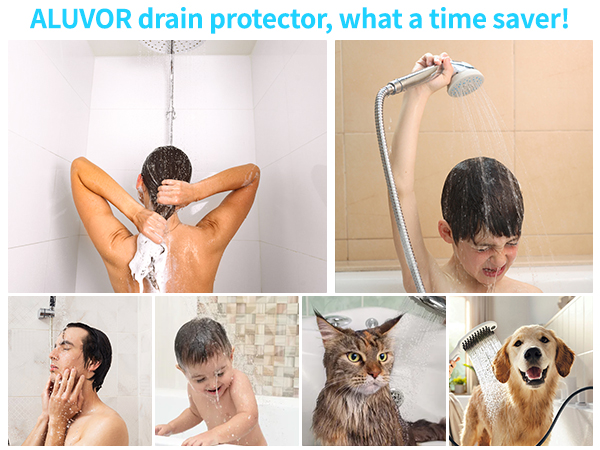 Silicone Hair Catcher Shower Drain