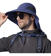 KAICAILA Sun Hat Unisex Face Coverage Shield Neck Flap Cap Garden Lawn Work Sports Hiking Fishing...