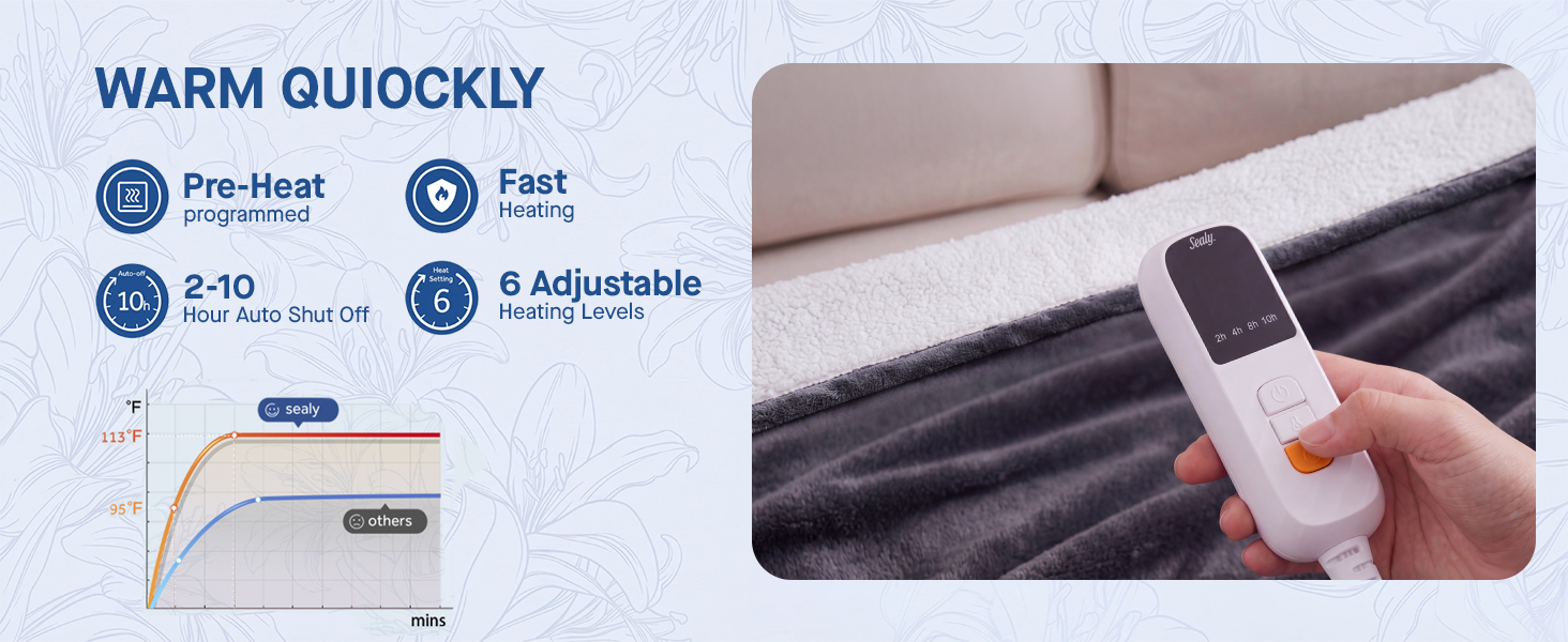 electric blanket throw