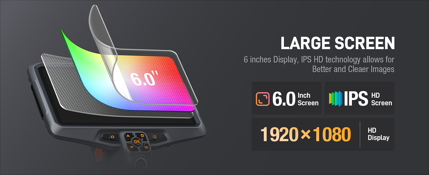6" IPS Screen
