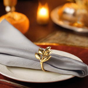 Leaf Napkin Ring Holder