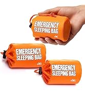 Emergency Sleeping Bag x3, Life Bivy Sack, Emergency Sleeping Bags for Survival Sleeping Bag, Tac...