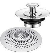 LEKEYE Shower Drain Hair Catcher | Bathtub Stopper/Strainer Stainless Steel Drain Protector