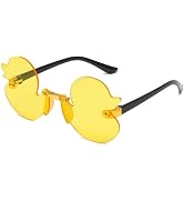 Tustao Cartoon Little Duck Personality Frameless Sunglasses Boys and Girls Copy Tide Sunshade Sun...