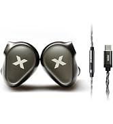 HiFiGo DUNU Titan X 10mm DLC Dynamic Driver in-Ear Monitor, HiFi Wired Gaming Earbuds with OCC Si...