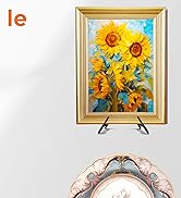 TR-LIFE 2 Pack 6.5 Inch Plate Stands for Display – Metal Plate Holder and Picture Stand Easels fo...