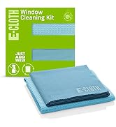 E-Cloth Glass Cleaner, Window Cleaning Kit, Microfiber Cleaning Cloth, Best for Cleaning Indoor a...