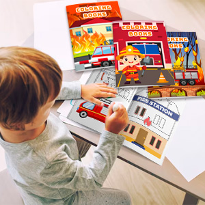 fire truck coloring books for kids
