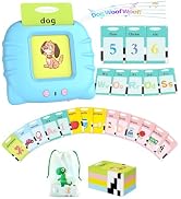 Aullsaty Talking Flash Cards for Toddlers 1-5 Years Old, Upgraded 536 Sight Words with 6 Songs Mo...