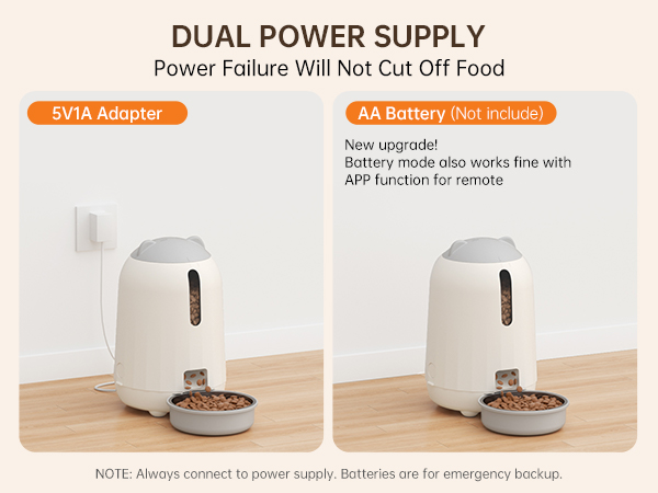 timed cat feeders for dry food automatic cat feeder with app pet food dispenser timed dog feeder
