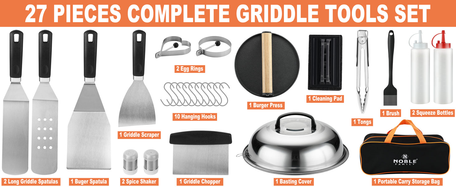 griddle accessories set