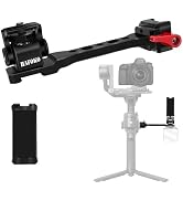 HAFOKO RS4 Gimbal Monitor Mount RS3 Phone Mount Extension Handle Metal with 1/4" Cold Shoe Phone ...