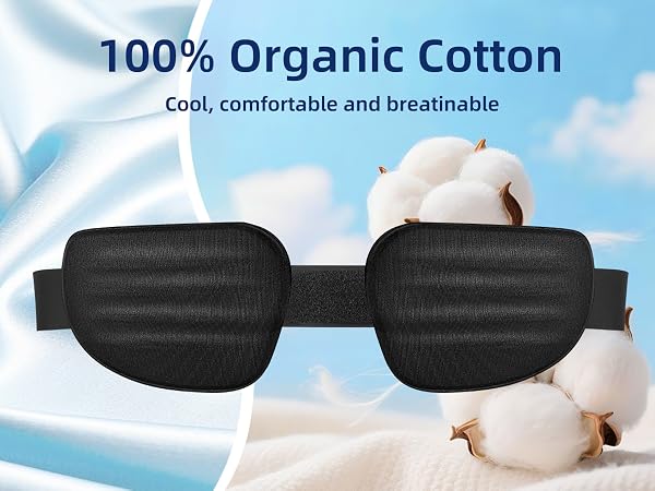Eye Mask for Sleeping - 100% Blacking Sleep Mask for Men Women