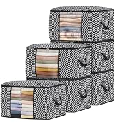 StorageTastic Direct 100L Storage Containers, Large Clothes Storage Bins Foldable Organization an...