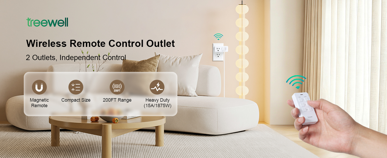 remote control outlet