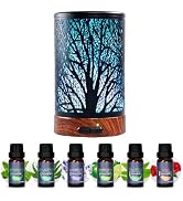 EQUSUPRO Essential Oil Diffuser for Home Fragrance & Aromatherapy | 150ml Metal Ultrasonic Cool M...
