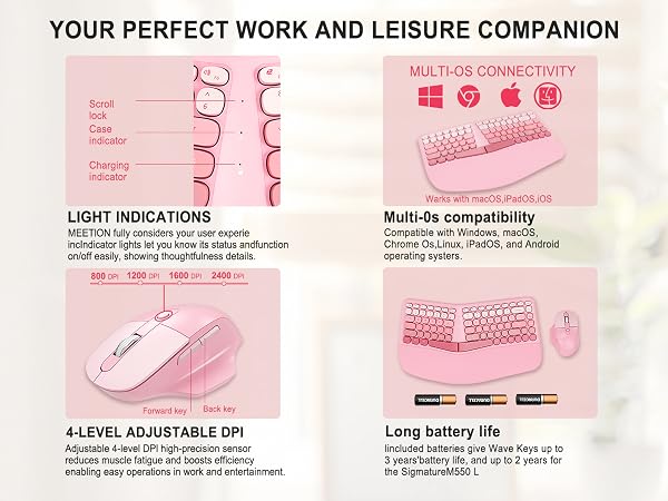 Ergonomic Wireless Keyboard