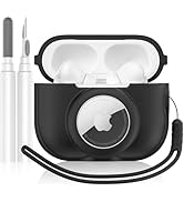LDSXAY 2 in 1 Silicone Case Compatible with AirPods Pro 2 and AirTag, Shockproof Protective Case ...