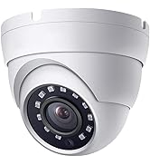 4K 8MP Dome TVI CVI AHD Analog 4 in 1 CCTV Security Camera, 65ft IR Night Vision, 2.8mm 100° Wide...